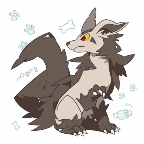 宠物小精灵 口袋妖怪 神奇宝贝 大狼犬