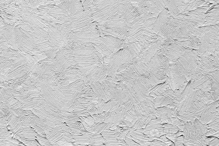 纹理的油画颜料在画布上描边