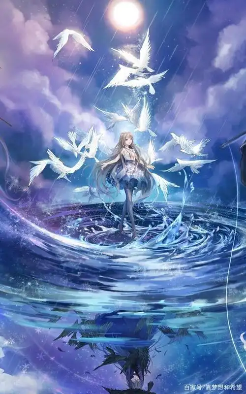 闪耀暖暖二维女孩唯美主义高清动画壁纸图片