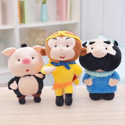 可爱西游记公仔毛绒玩具齐天大圣孙悟空超软玩偶唐僧猪八戒床上睡觉