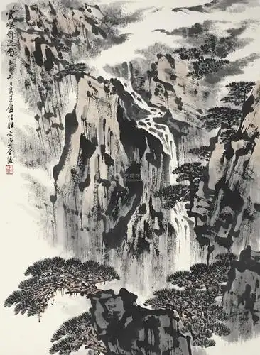 宋文治 山水 纸本立轴