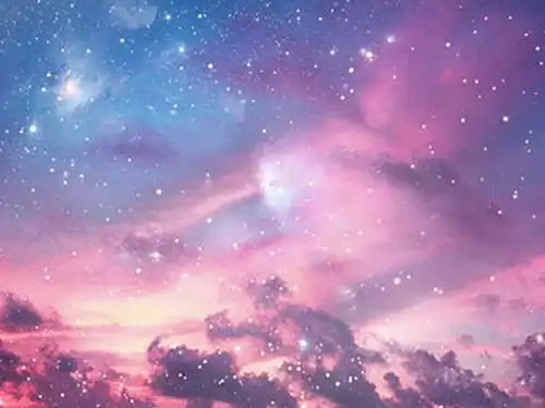 粉色唯美星空ps合成背景图片素材大全免费下载_懒人图库