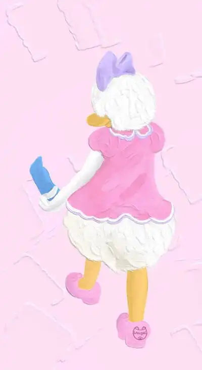 原创微博画师@laugai 迪士尼情侣壁纸 唐老鸭 黛西图源搬运出处见水印