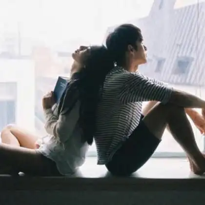 情侣头像00后学生专用一人一张久伴我者必永驻我心