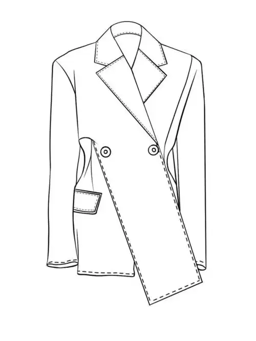 西服款式变形设计