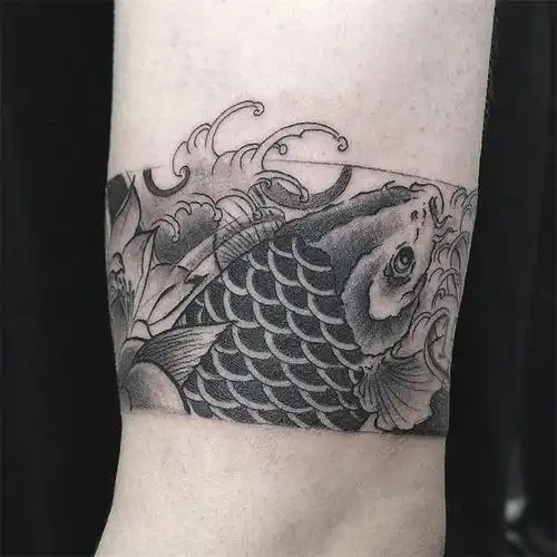 纹身贴男潮纹手臂