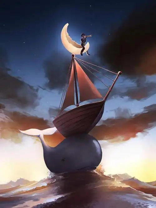 cyrilrolando唯美梦幻主义插画作品