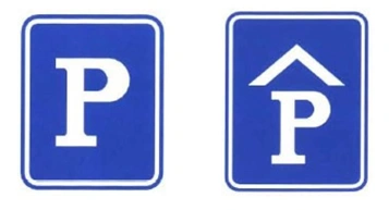 停车场标志是指用于指明停车场位置和传递指引道路信息的指示牌.