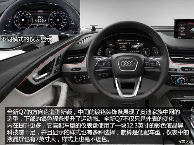十年磨一剑 全新奥迪q7官图解析