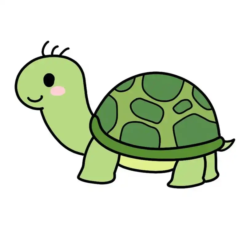 娃幼儿园之前够教咯90小乌龟简笔画分享 画个小乌龟98 简笔画学习