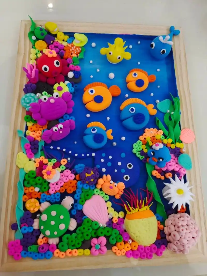 海底世界手工,超轻粘土,绘画    08/ 要活在自己的热爱里8989