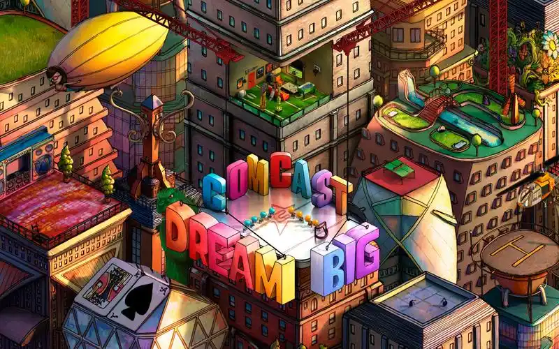 comcast游戏场景壁纸