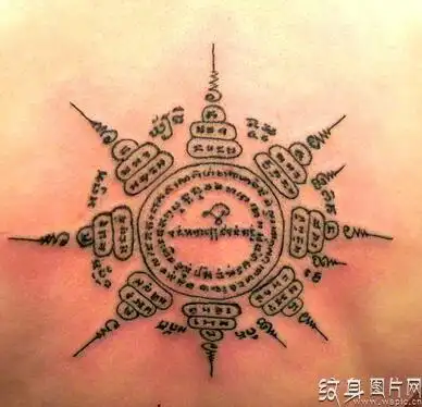 拥有神秘力量的泰国刺青经典梵文纹身图案欣赏