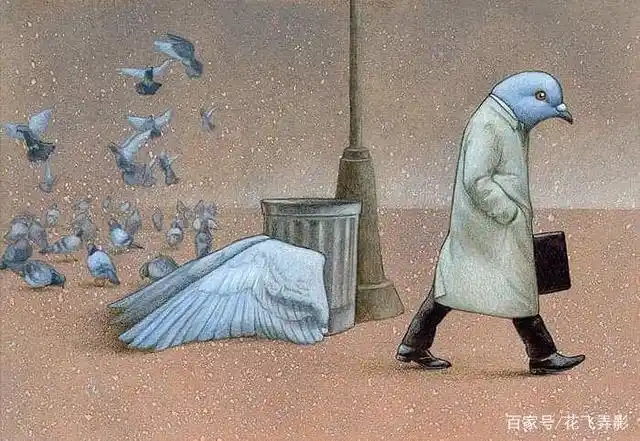 12幅令人细思极恐的插画,每一张都发人深省,直击灵魂