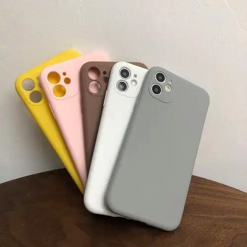 磨砂软硅胶糖果色适用小米12手机壳11pro日韩10s超薄红米note11女