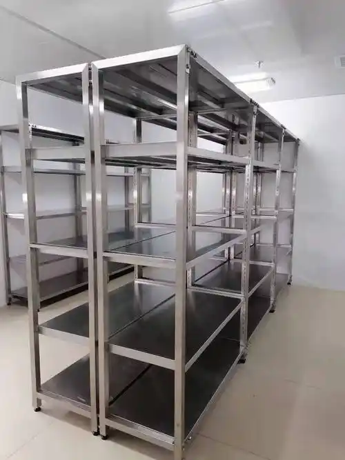 【不锈钢货架】实验室重型仓储货架 可调节304不锈钢冷库置物架