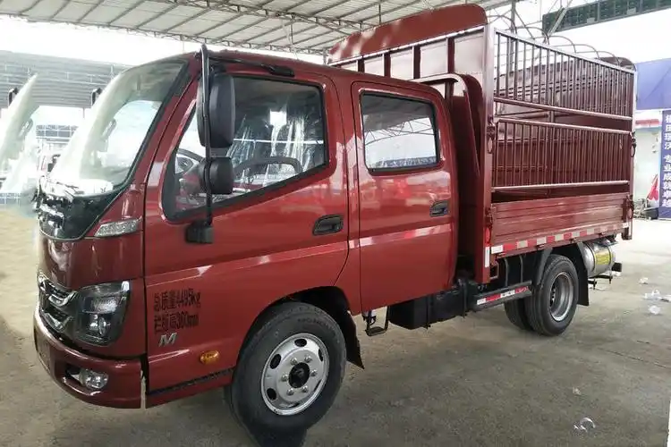 时代汽车m3115马力322米国五双排仓栅式轻卡载货车bj5043ccyab