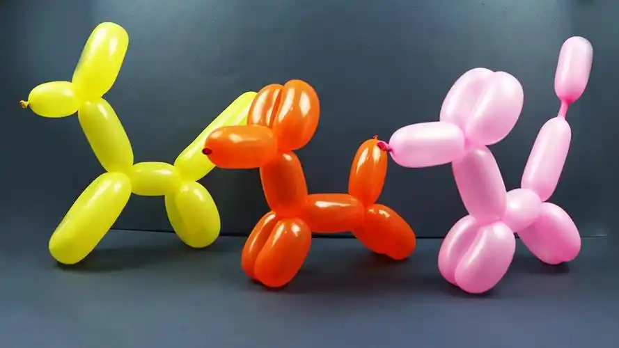 教你用气球做一只小狗,经典有趣的气球小狗制作教程
