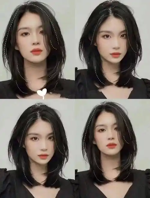 今年流行一种发型叫"锁骨发",洋气减龄显脸小,效果