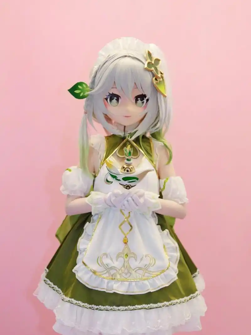 【kigurumi】小草神纳西妲女仆装～ 是真人不是手办鸭!