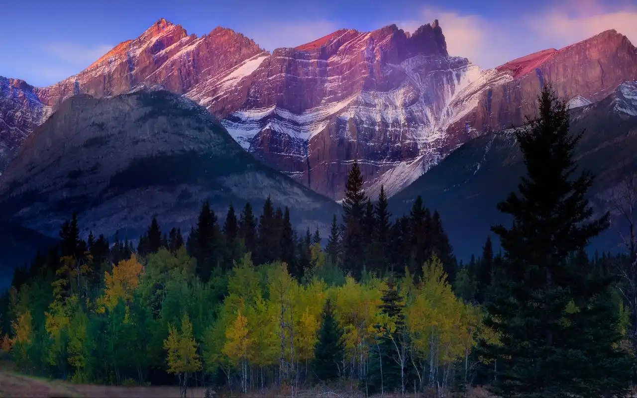 精选大自然雪山风景图片高清壁纸