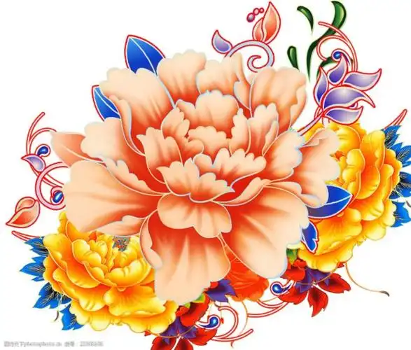 关键词:中国风牡丹花 中国风 古典 牡丹 装饰 图腾 设计 广告设计