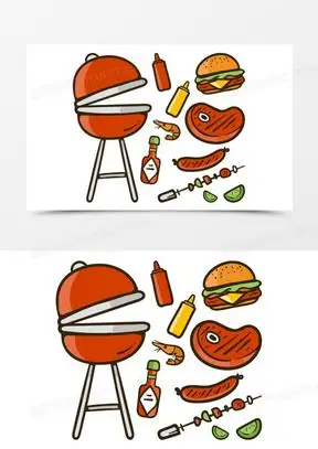 卡通肉串素材_卡通肉串图片_卡通肉串素材图片下载_熊猫办公