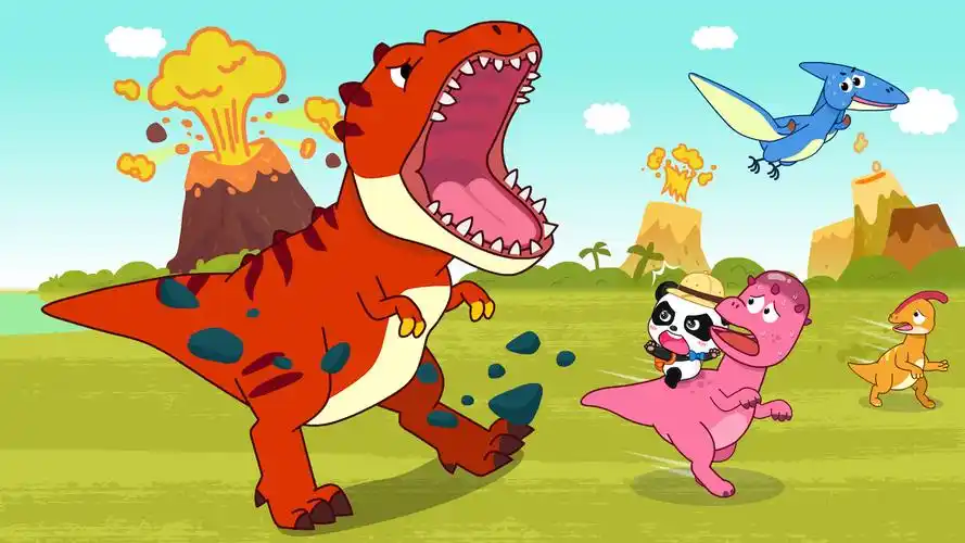 宝宝巴士启蒙音乐剧之恐龙世界 第2集 霸王龙复活了