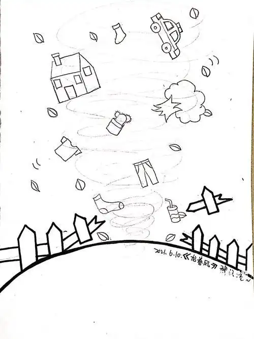 风怎么画简笔画龙卷风怎么画简笔画