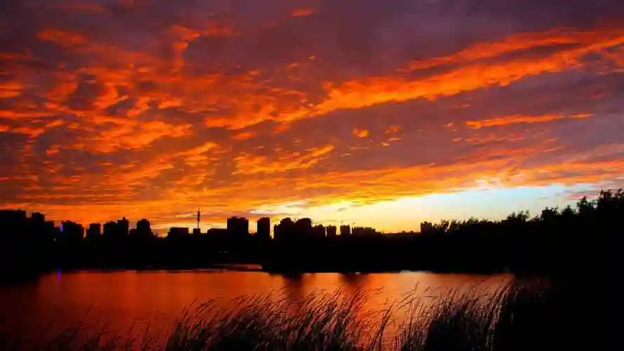 最美的大自然火烧云风光抖音网红锁屏壁纸