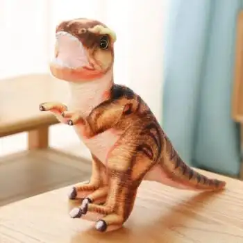 czenzitoy侏罗纪恐龙仿真霸王龙毛绒玩具公仔男孩陪睡玩偶三角龙模型