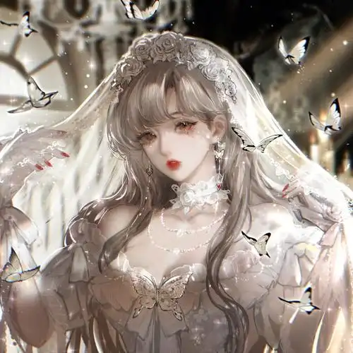 唯有你的光辉,能像漫过山岭的薄雾. 厚涂女生头像