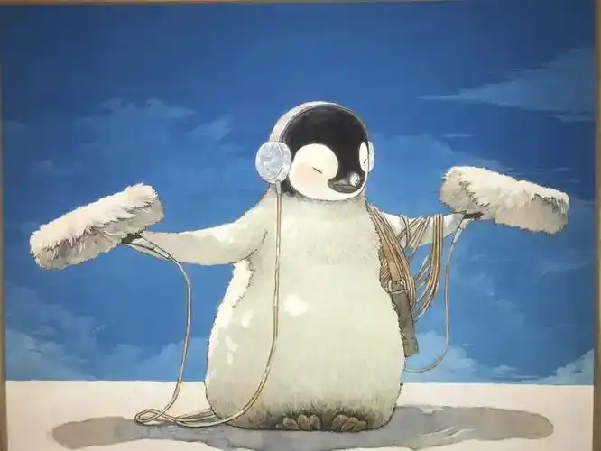 看到这些企鹅插画有一种心都被暖到的感觉
