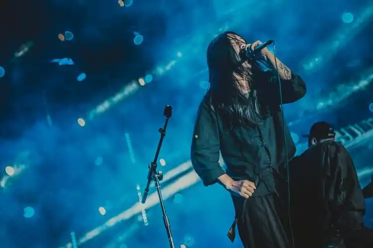 莫问乐队四子王旗音乐节现场