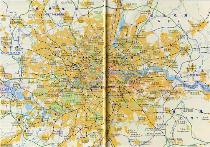 大伦敦地图