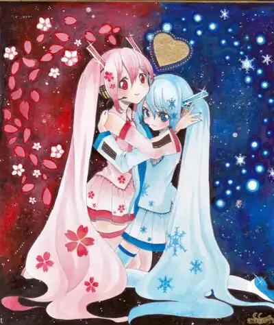 q版樱初音和雪初音