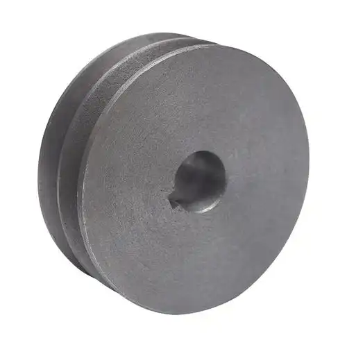 厂家直供各种规格三角皮带轮双槽b型皮带轮铸铁电机传动轮皮带盘-阿里