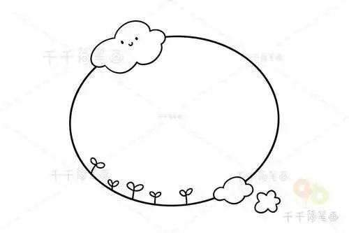 边框简笔画(边框简笔画可爱 卡通)_竞价网