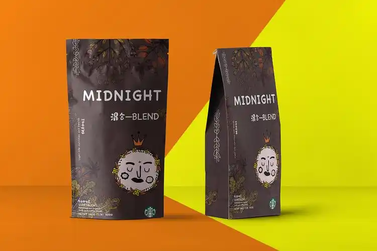 星巴克咖啡豆包装设计