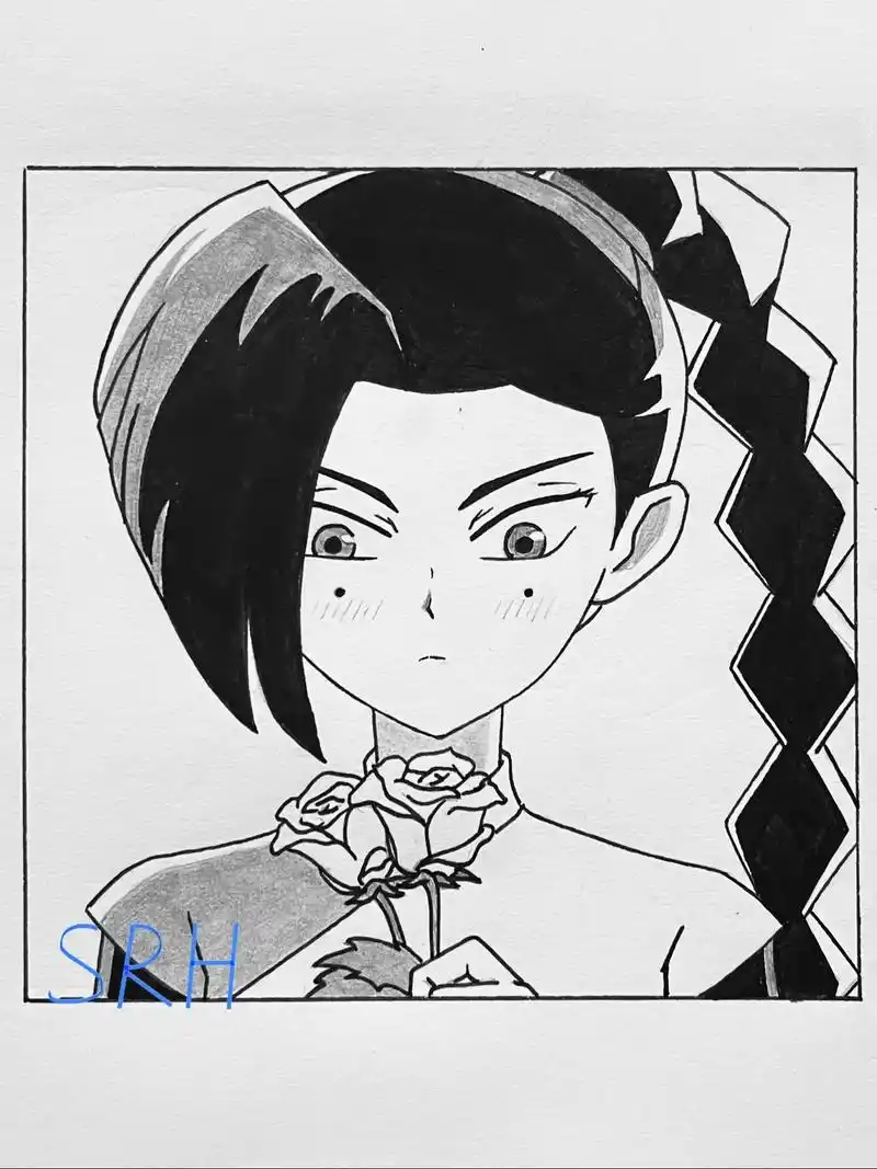 手把手教你画《刺客伍六七》梅花十三.