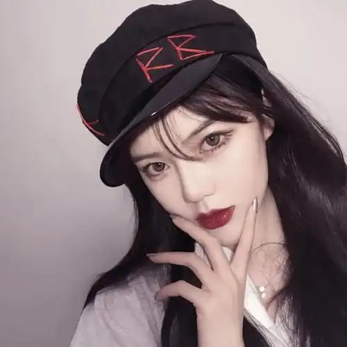 霸气露脸女生头像