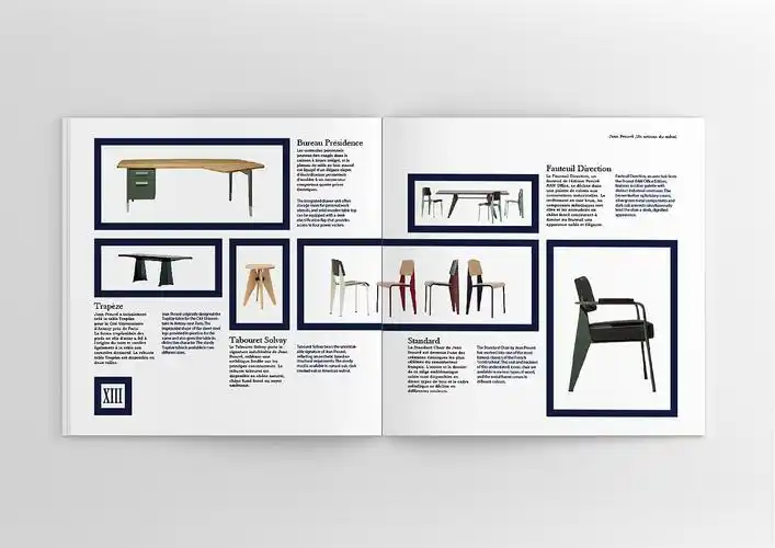 家具设计师jean prouve作品集排版设计