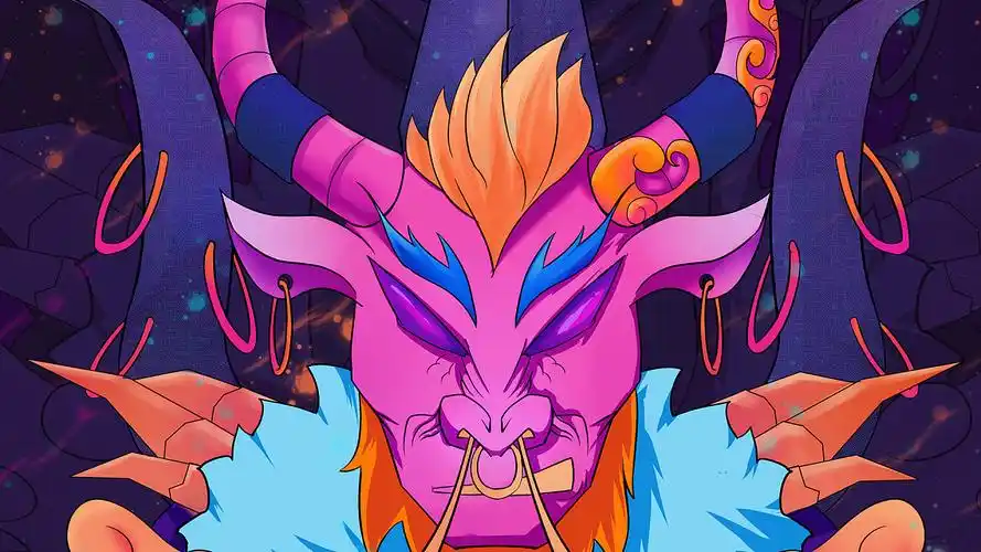 国潮牛魔王插画