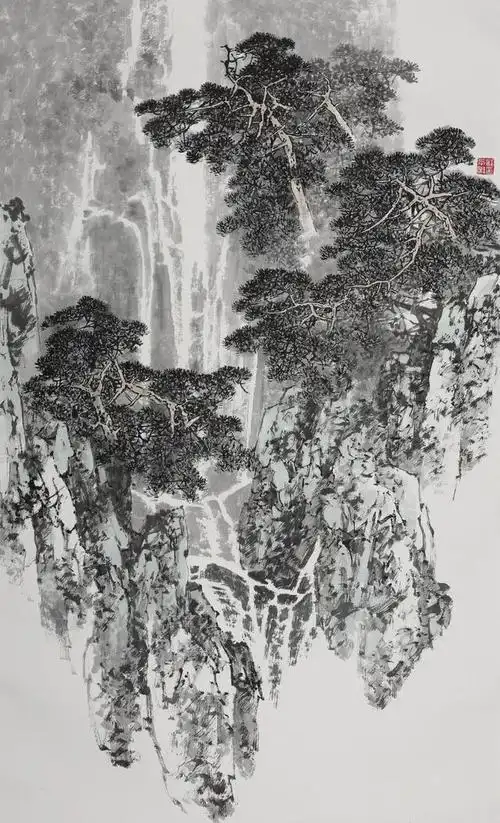 国学大师,书画巨匠,著名美术教育家,中国现代画坛独领风骚的山水画