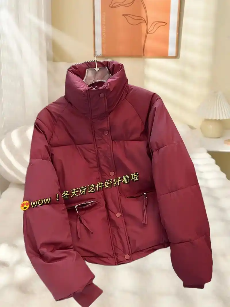 大学生休闲短款棉服.便宜又好看的棉服来喽 天气说冷就冷了,赶 - 抖音