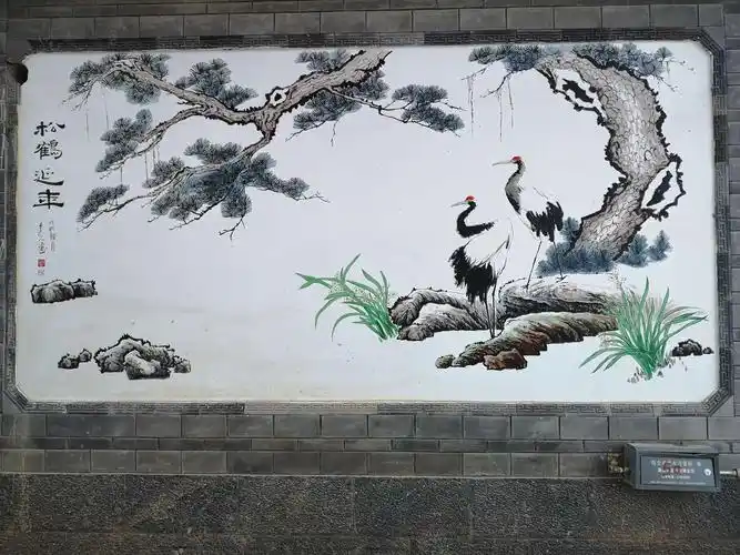 丽江建筑手绘壁画——抱檏堂壁画工作室