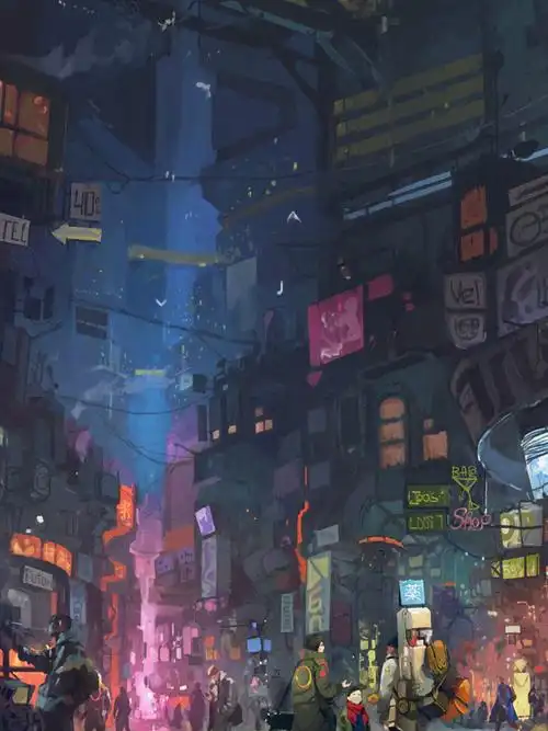 真的好爱这组赛博朋克的壁纸