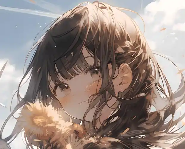 阳光女孩(动漫手绘风)