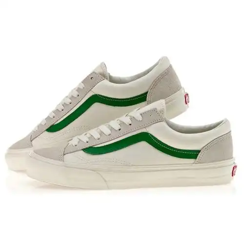 vans万斯范斯鞋子style 36休闲低帮板鞋男女情侣款权志龙款 绿边/vn0