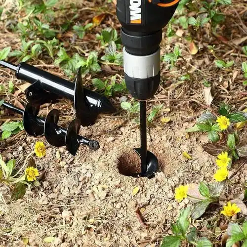 挖坑钻土神器手电钻地钻钻头花盆松土施肥花园种植绿化种菜种花 享动